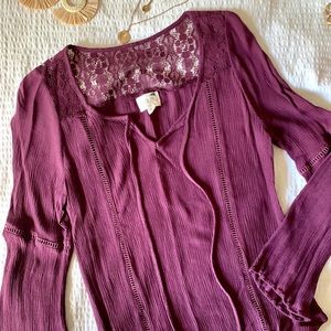 Plum Blouse